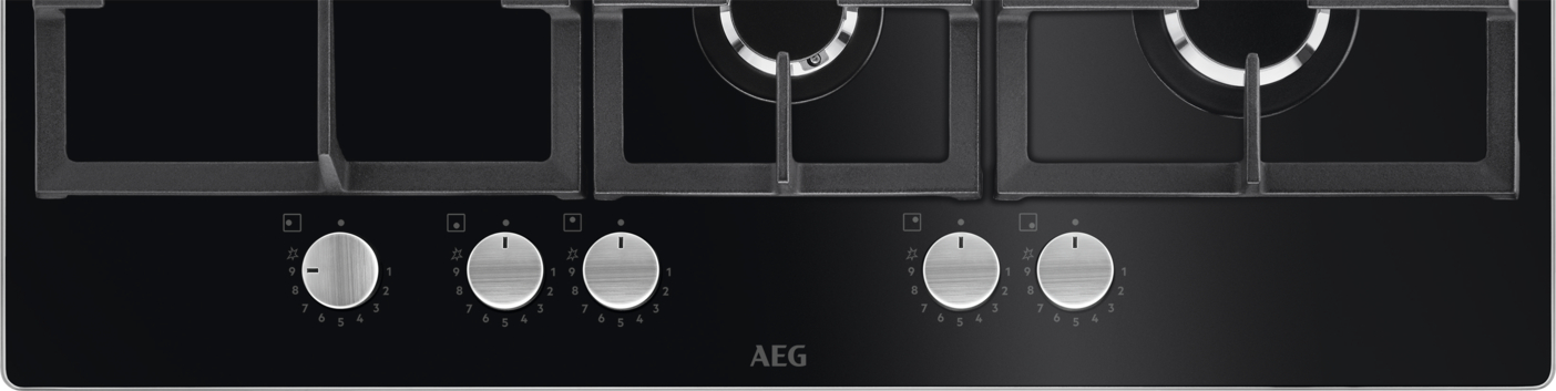 AEG 6000 table de cuisson au gaz - 75cm - HKB75820NB