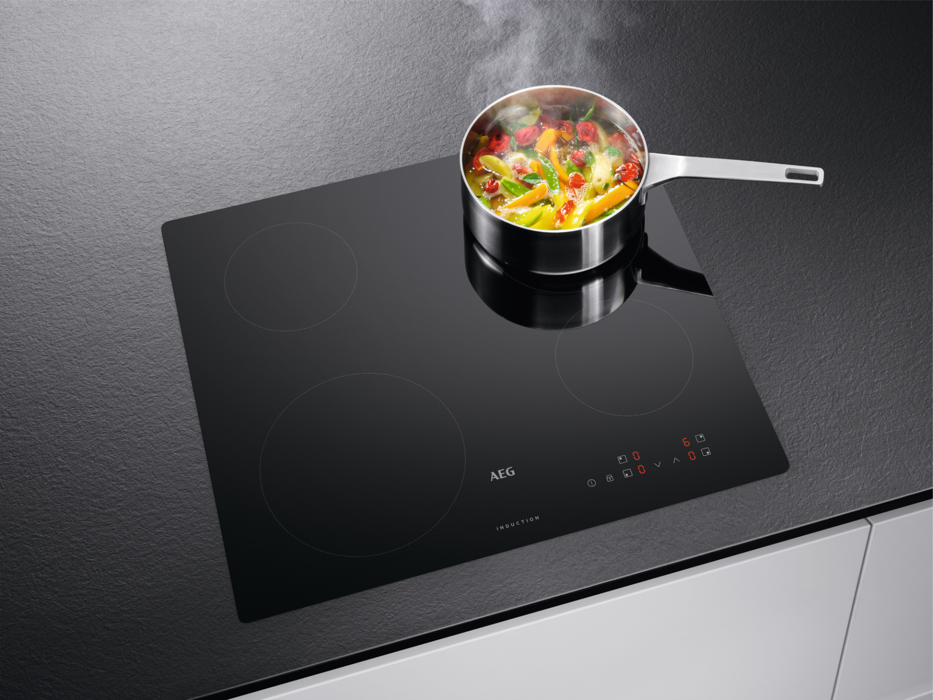 AEG 3000 table de cuisson à induction - 60cm - IBE6420SCB