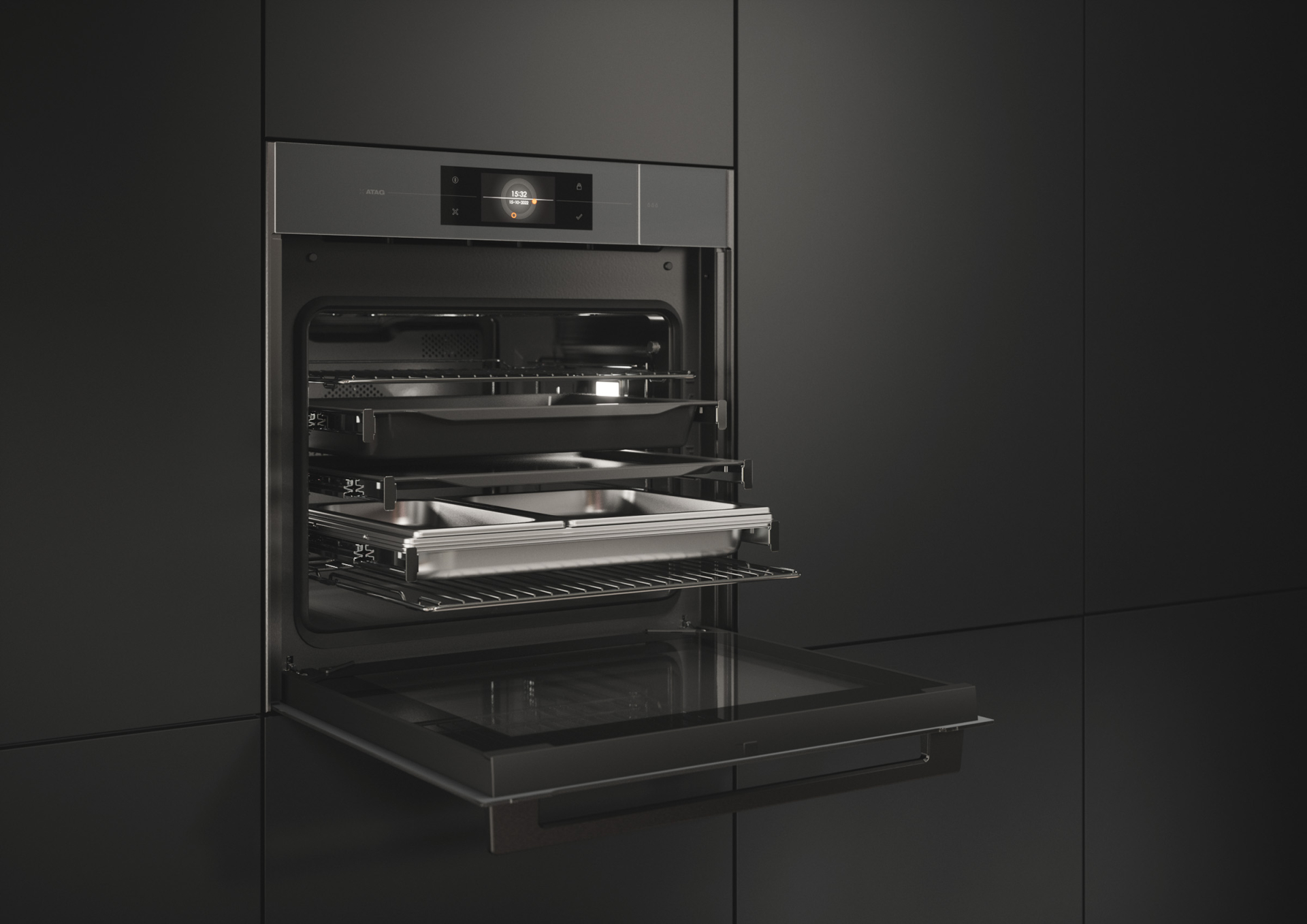 ATAG four multifonction met stoom - 60cm - CS6585M1C