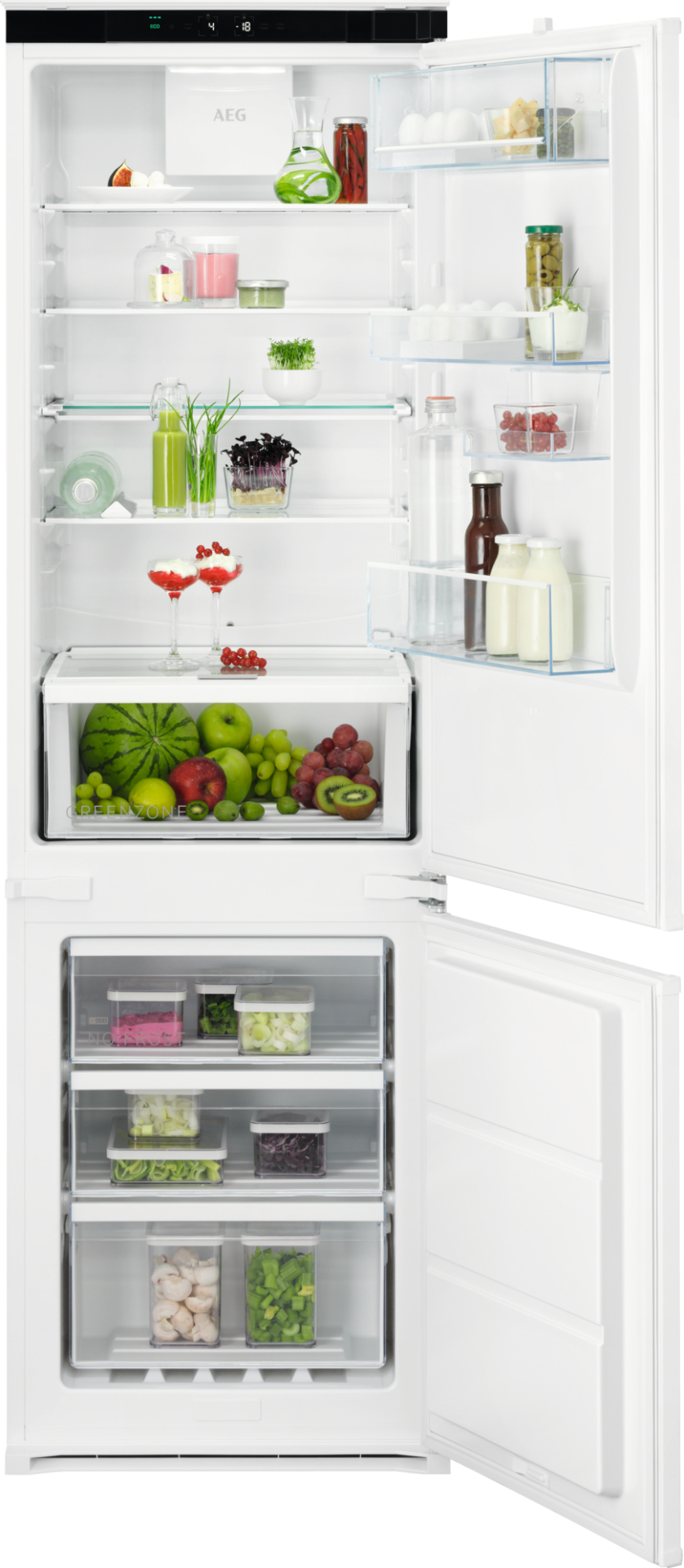 AEG 7000 combiné réfrigérateur-congélateur - 178cm - OSC7G181ES