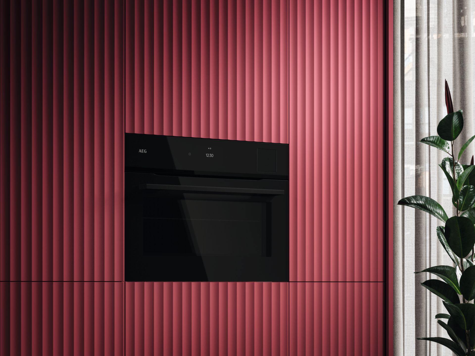 AEG 8000 four multifonction avec vapeur - 45cm - CS7900B