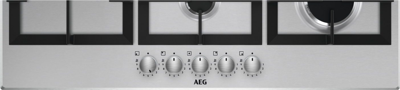 AEG 6000 table de cuisson au gaz - 90cm - HGB95522SM