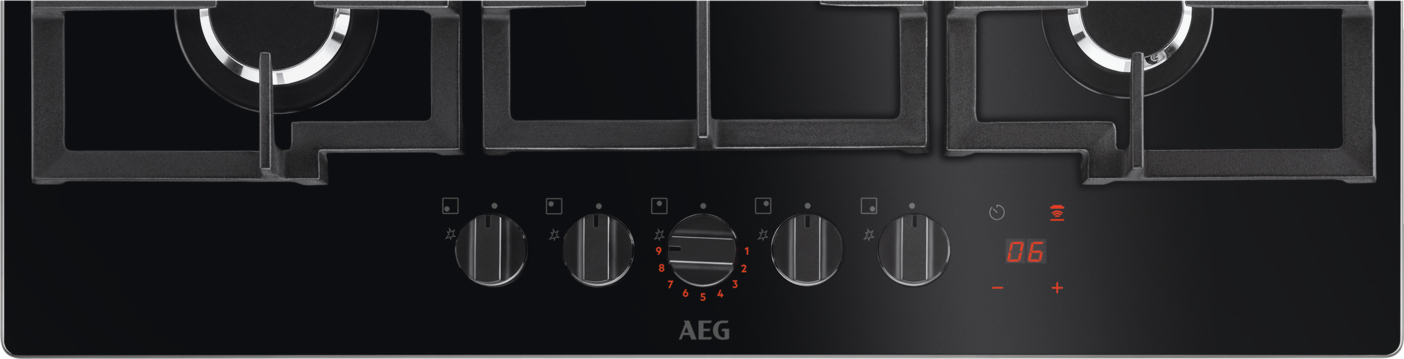 AEG 8000 table de cuisson au gaz - 75cm - HKB75450NB