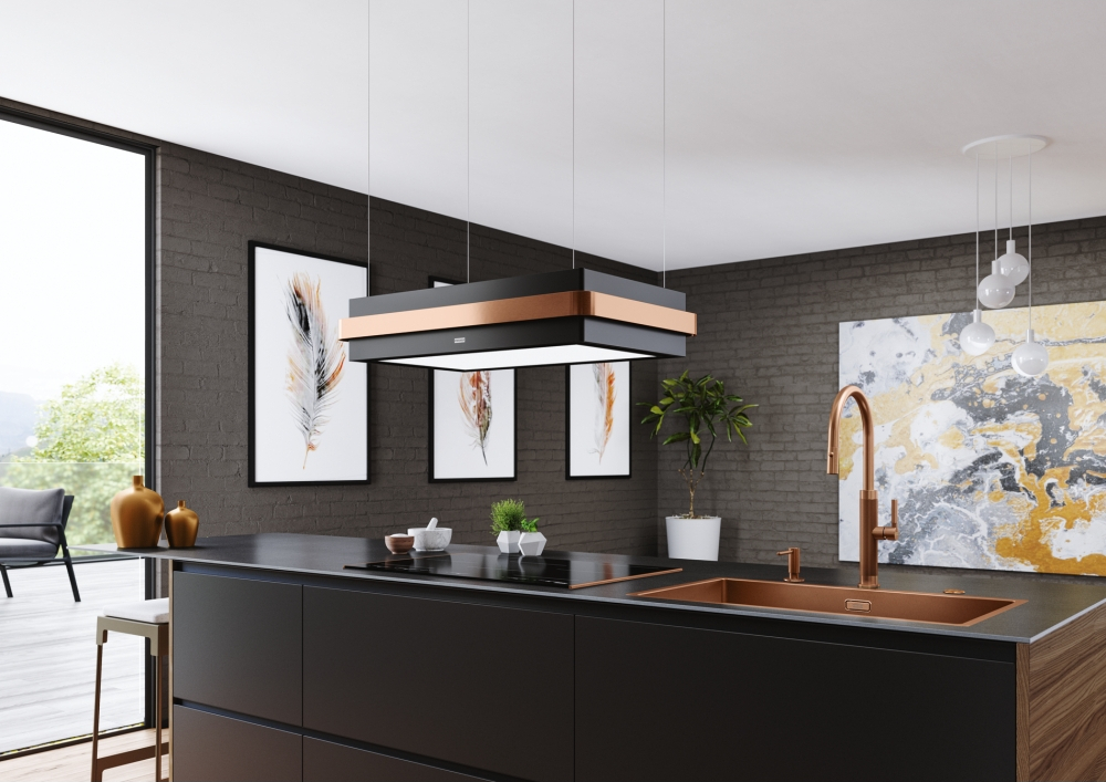 FRANKE MYTHOS hotte îlot - 80cm - FMYSBKCPF80KL