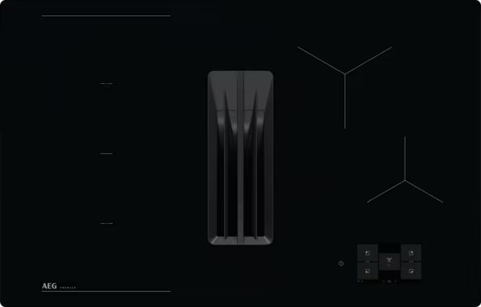 AEG 9000 table de cuisson avec hotte integrée - 80cm - PE9000B80