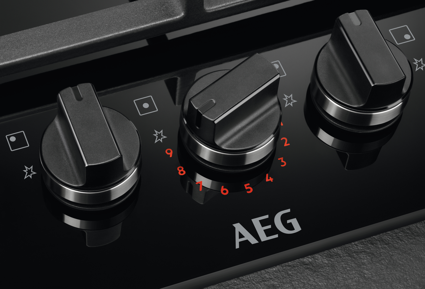 AEG 7000 table de cuisson au gaz - 90cm - HKB95450NB