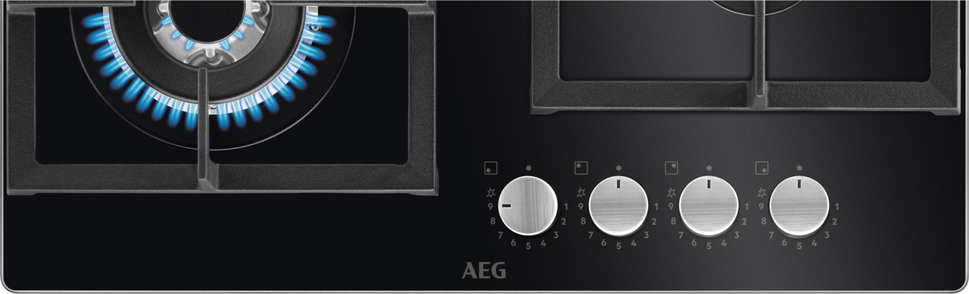 AEG 6000 table de cuisson au gaz - 60cm - HKB64420NB