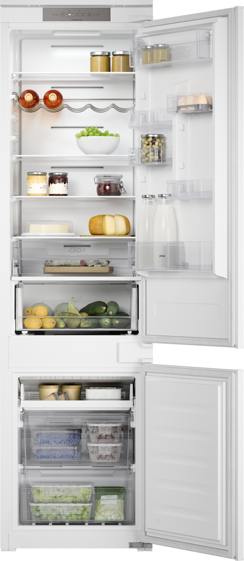 ATAG combiné réfrigérateur-congélateur - 194cm - KS37194DN