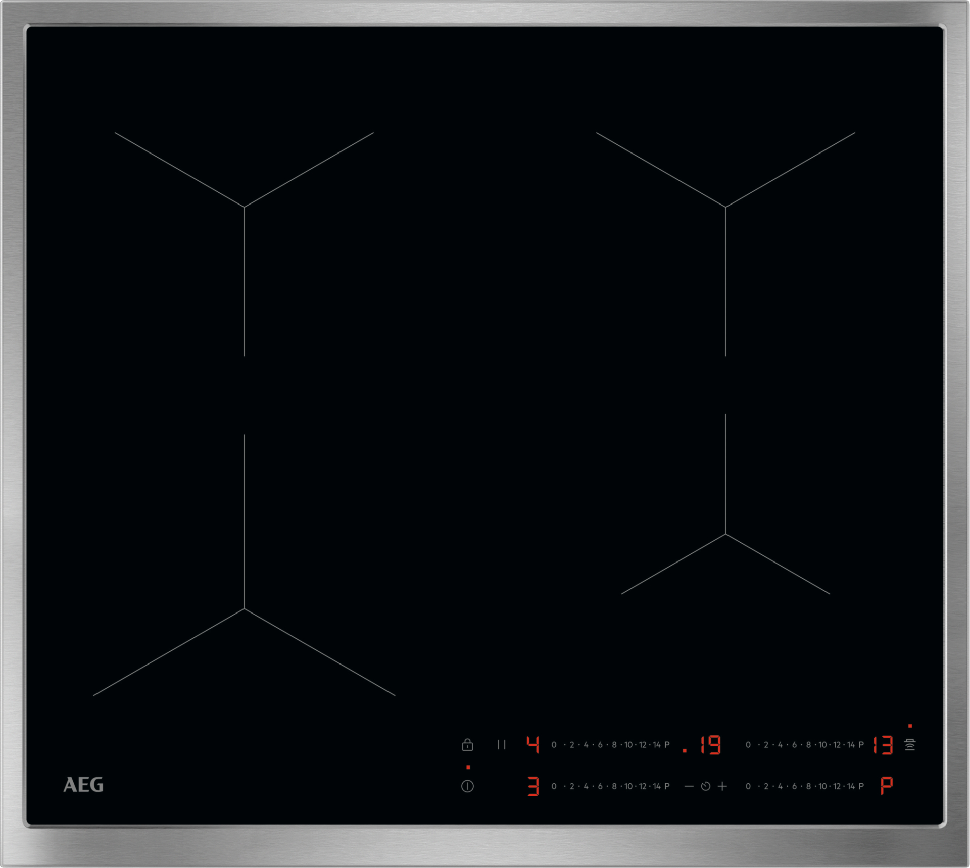 AEG 6000 table de cuisson à induction - 60cm - OIO64A00XB