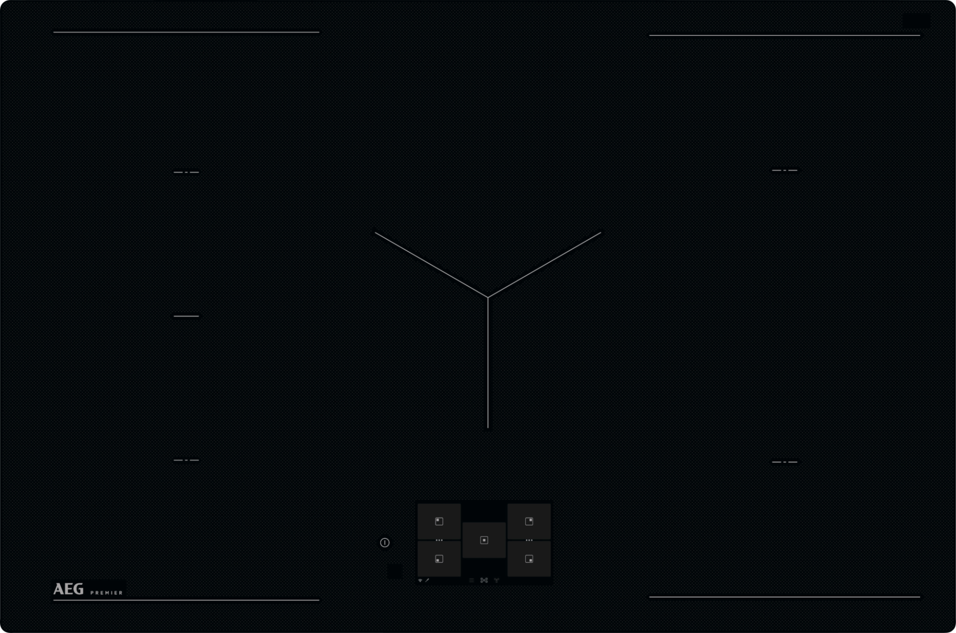 AEG 9000 table de cuisson à induction - 80cm - PI9000B80