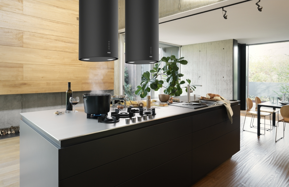 FRANKE TUBE PLUS hotte îlot - 90cm - FTUPLUS3707IBK