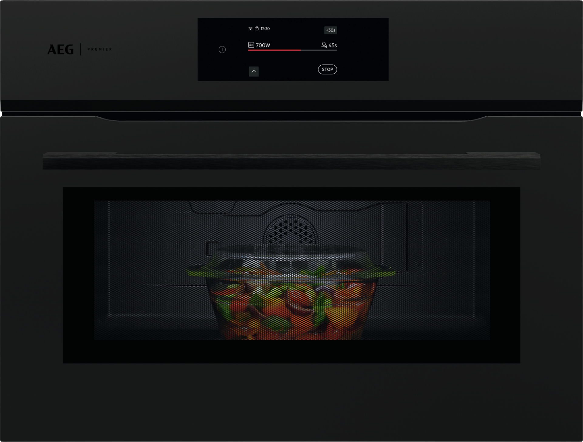 AEG 7000 four à micro-ondes avec grill - 45cm - CM7300T