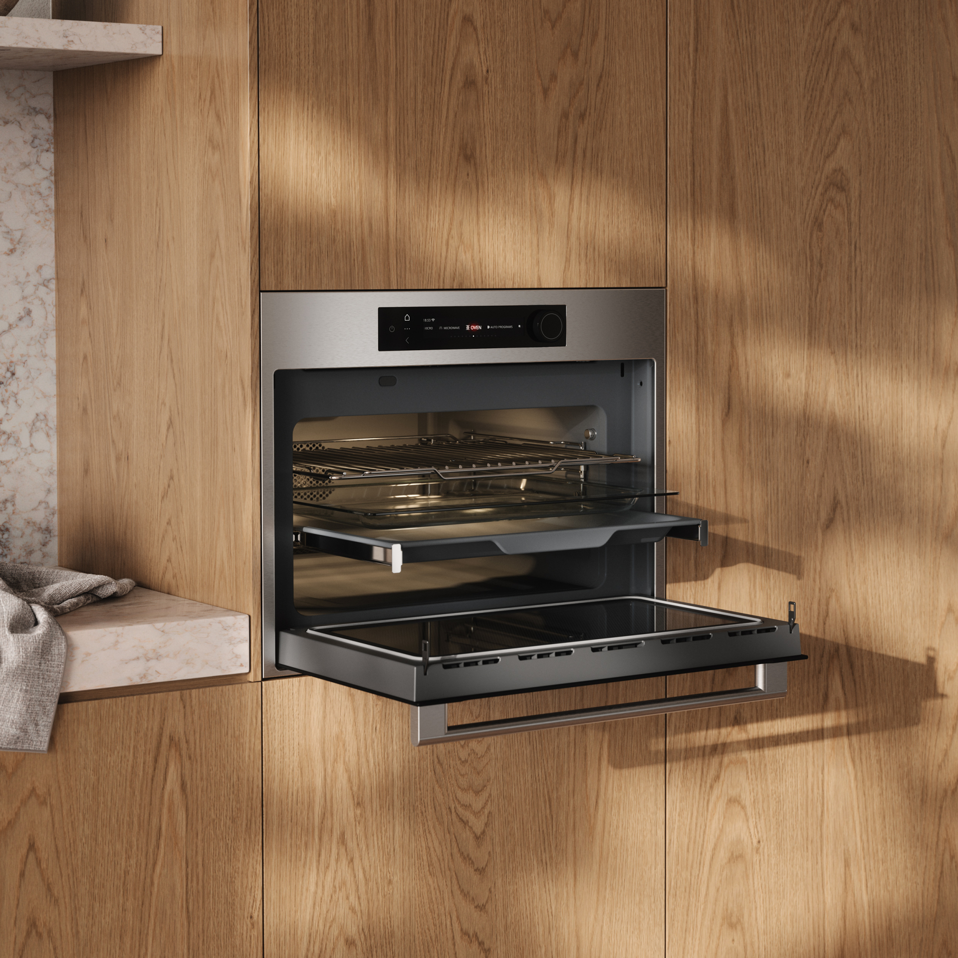ATAG four multifonction avec micro-ondes - 45cm - CX8411D