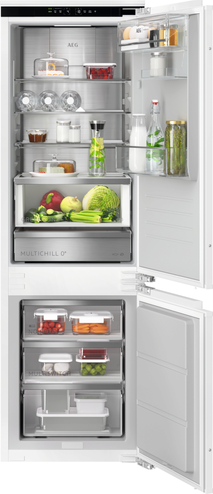 AEG 9000 combiné réfrigérateur-congélateur - 178cm - EK9B18C