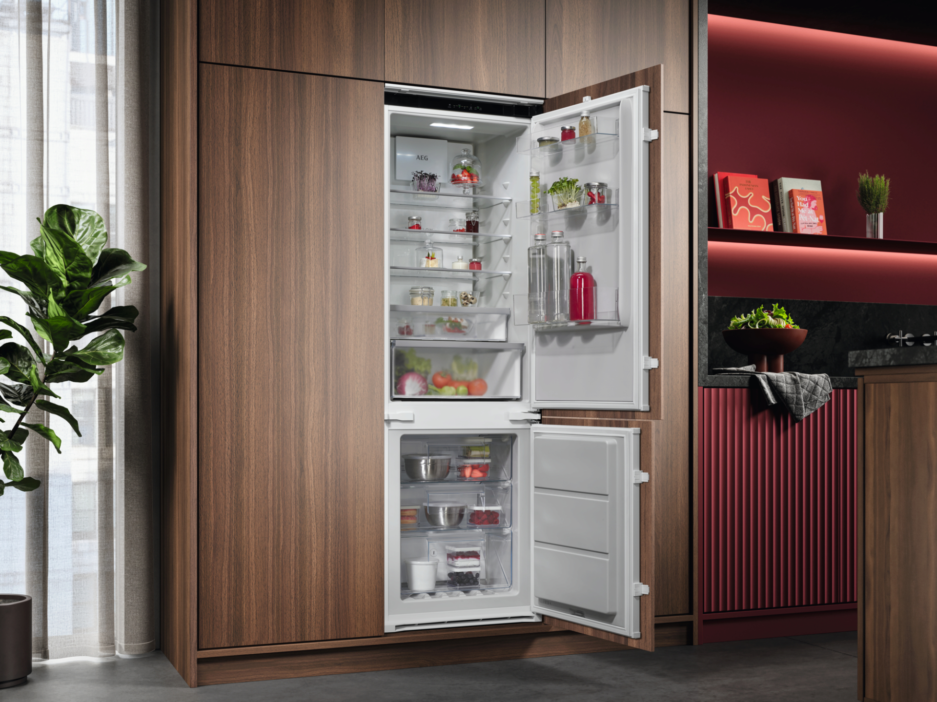 AEG 7000 combiné réfrigérateur-congélateur - 177cm - NSC7C181DS