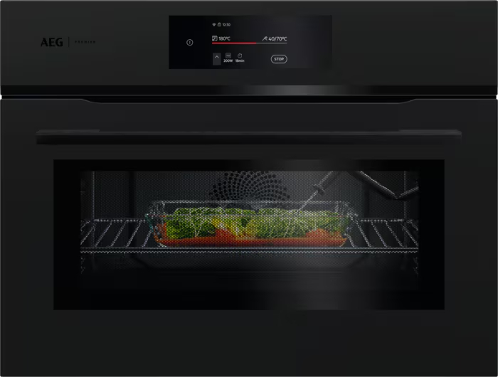 AEG 8000 four multifonction avec micro-ondes - 45cm - CM7600T