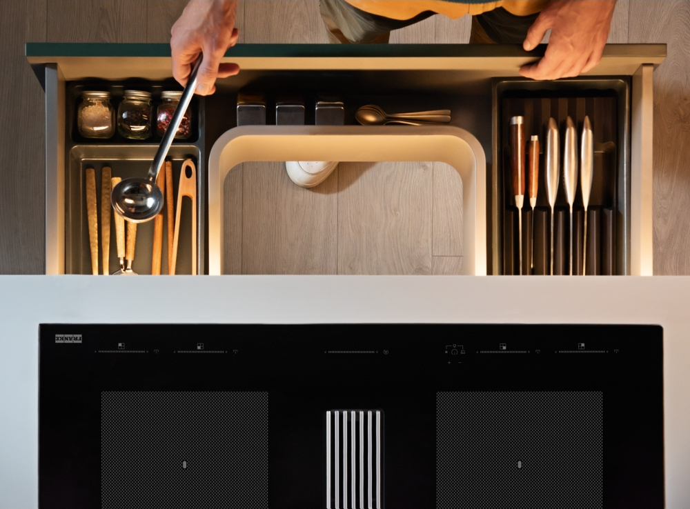 FRANKE MYTHOS 2GETHER table de cuisson avec hotte integrée - 83cm - FMY8391RHI