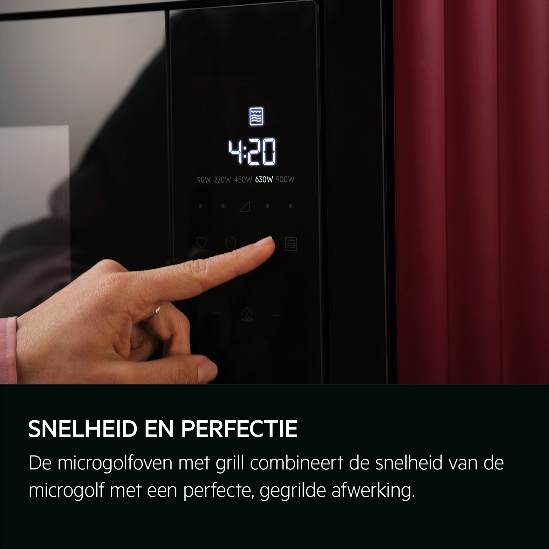 AEG 5000 four à micro-ondes avec grill - 38cm - OS5MG20EB