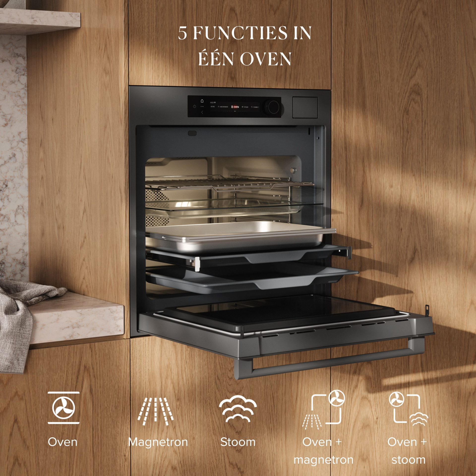 ATAG four multifonction - combi - 60cm - CSX8695D