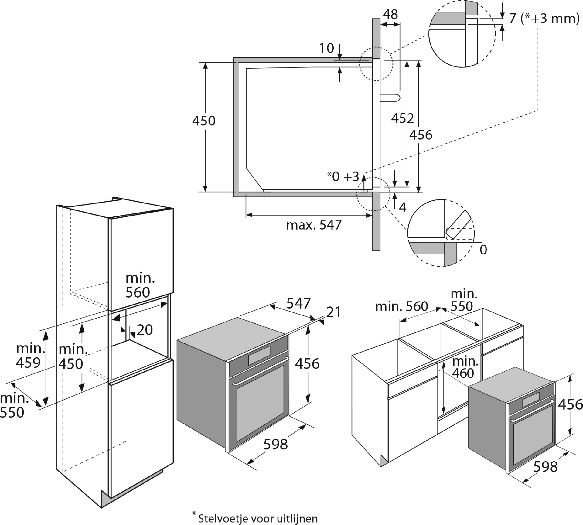 ATAG four multifonction avec micro-ondes - 45cm - CX4685M