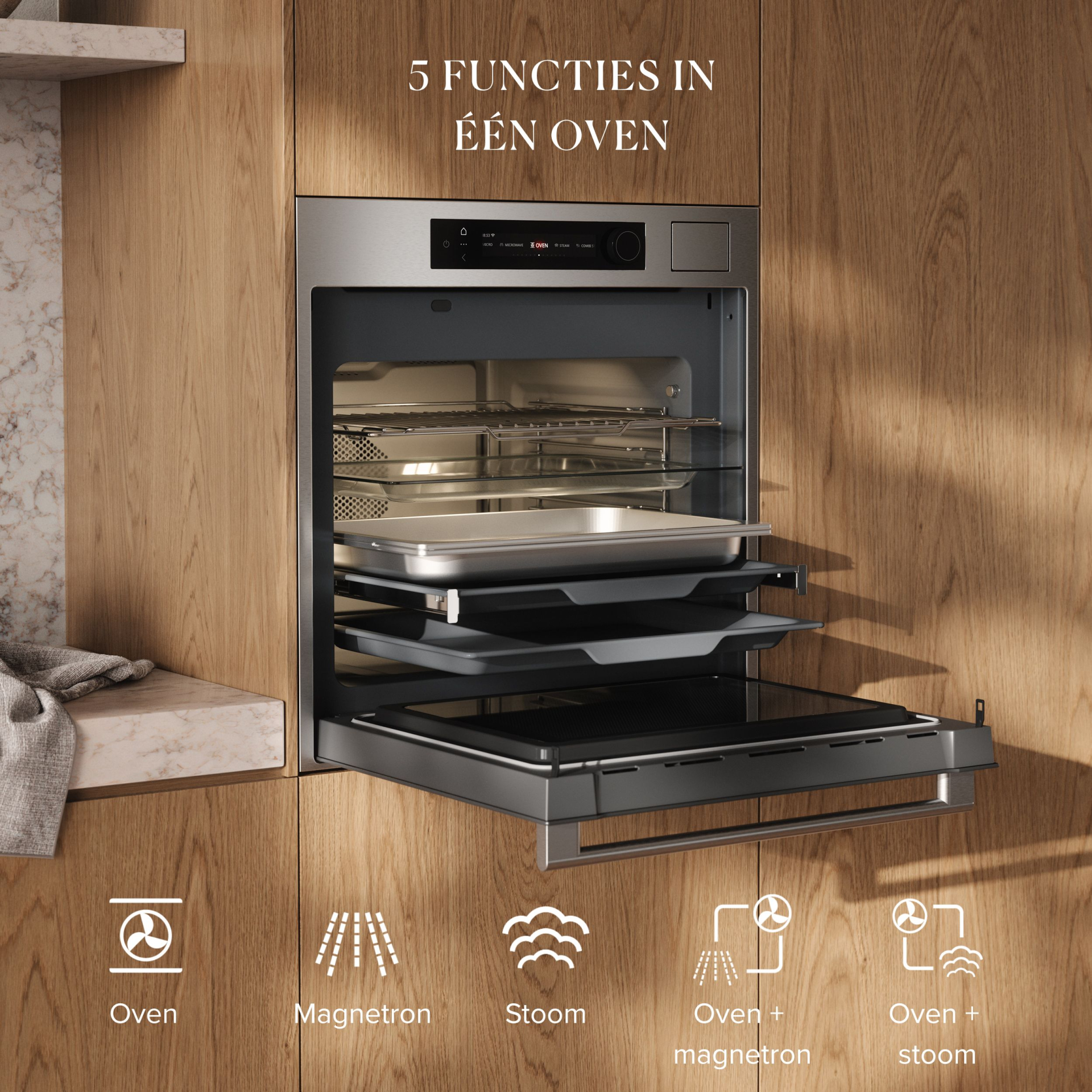 ATAG four multifonction - combi - 60cm - CSX8611D