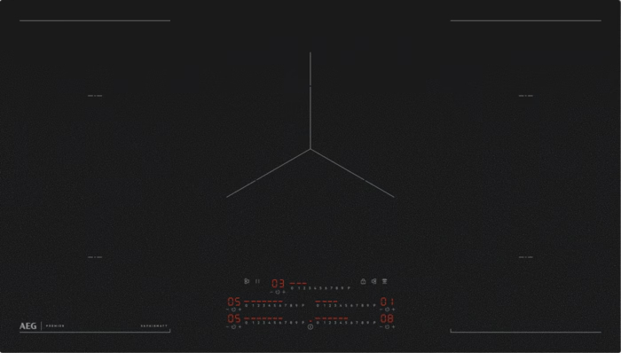 AEG 6000 table de cuisson à induction - 90cm - PI6000S90