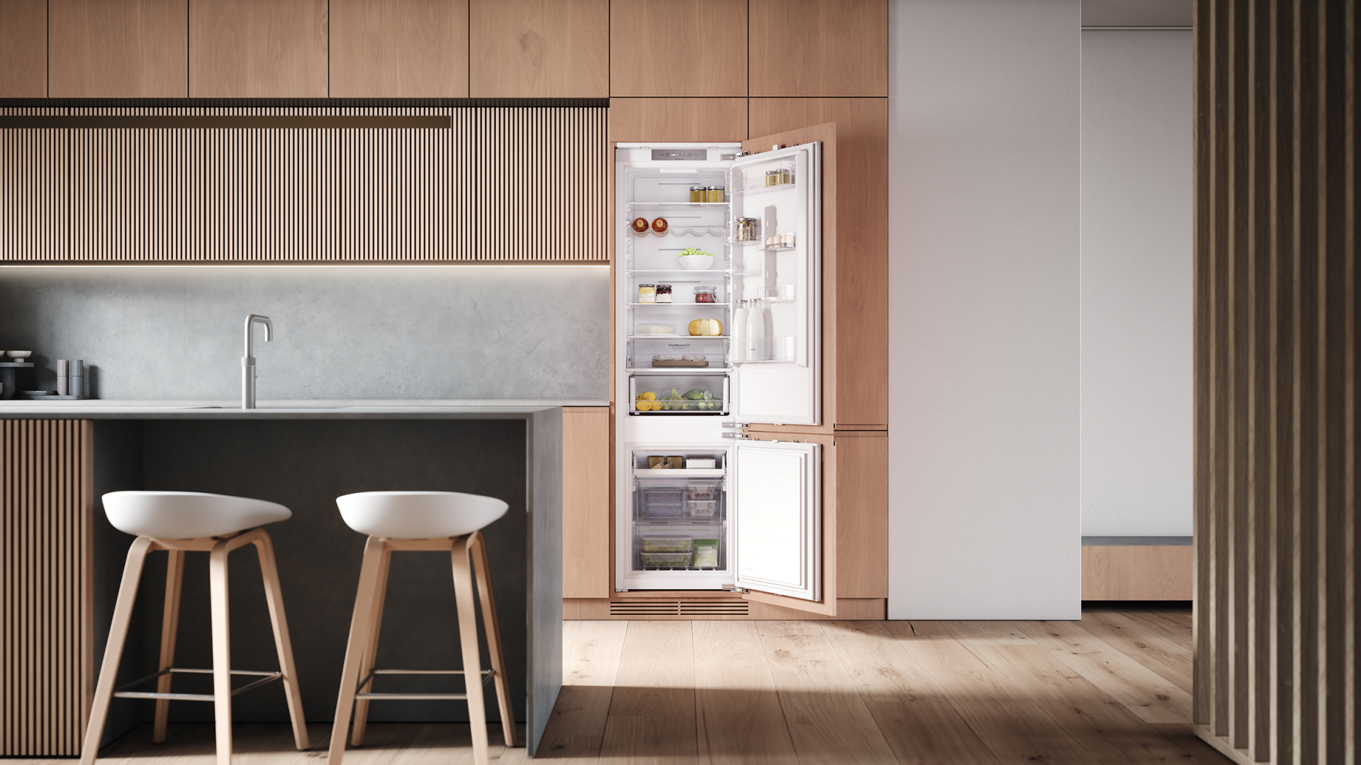 ATAG combiné réfrigérateur-congélateur - 194cm - KD67194DN