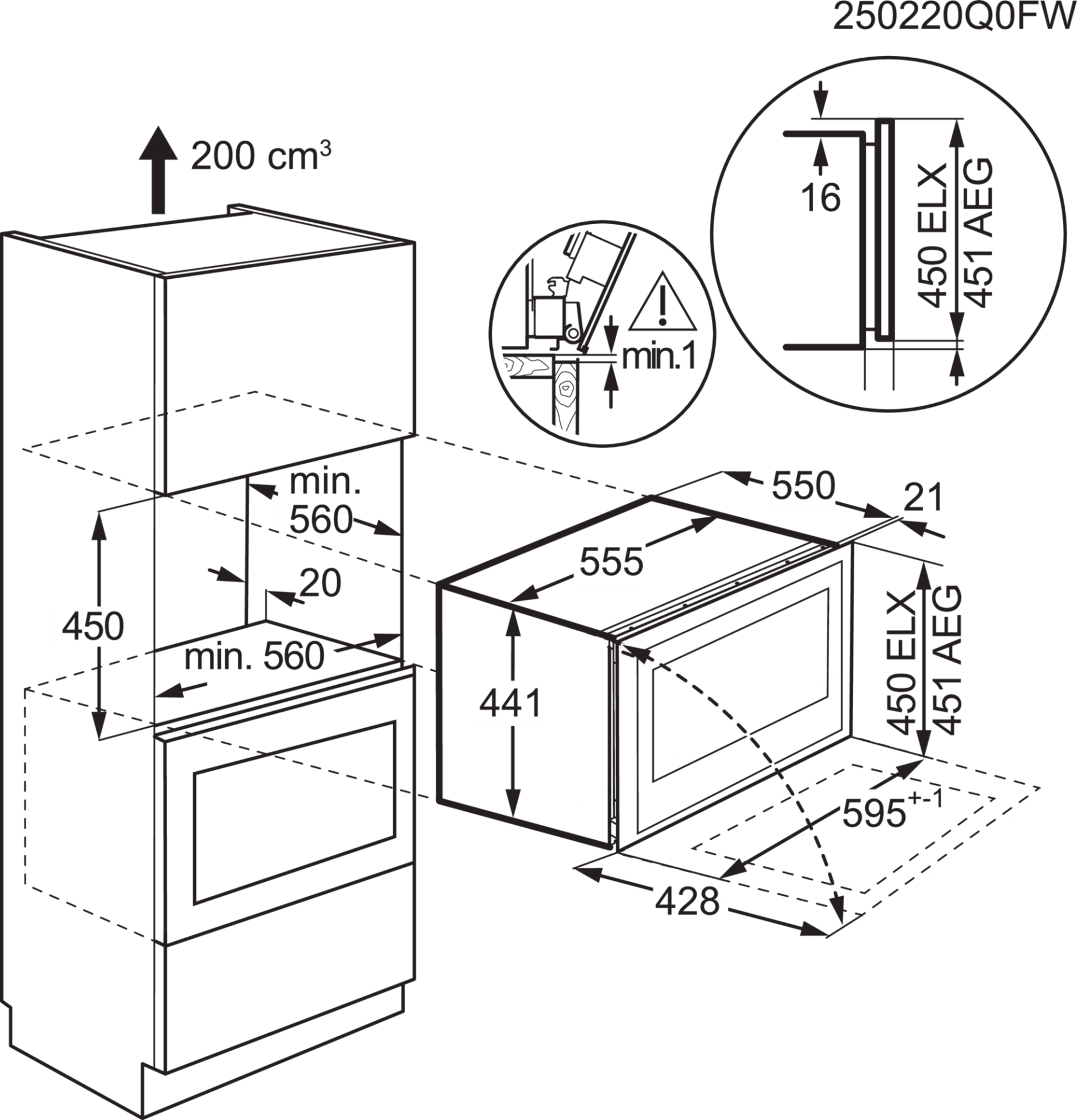 AEG 8000 cave à vin encastrable - CW6000T