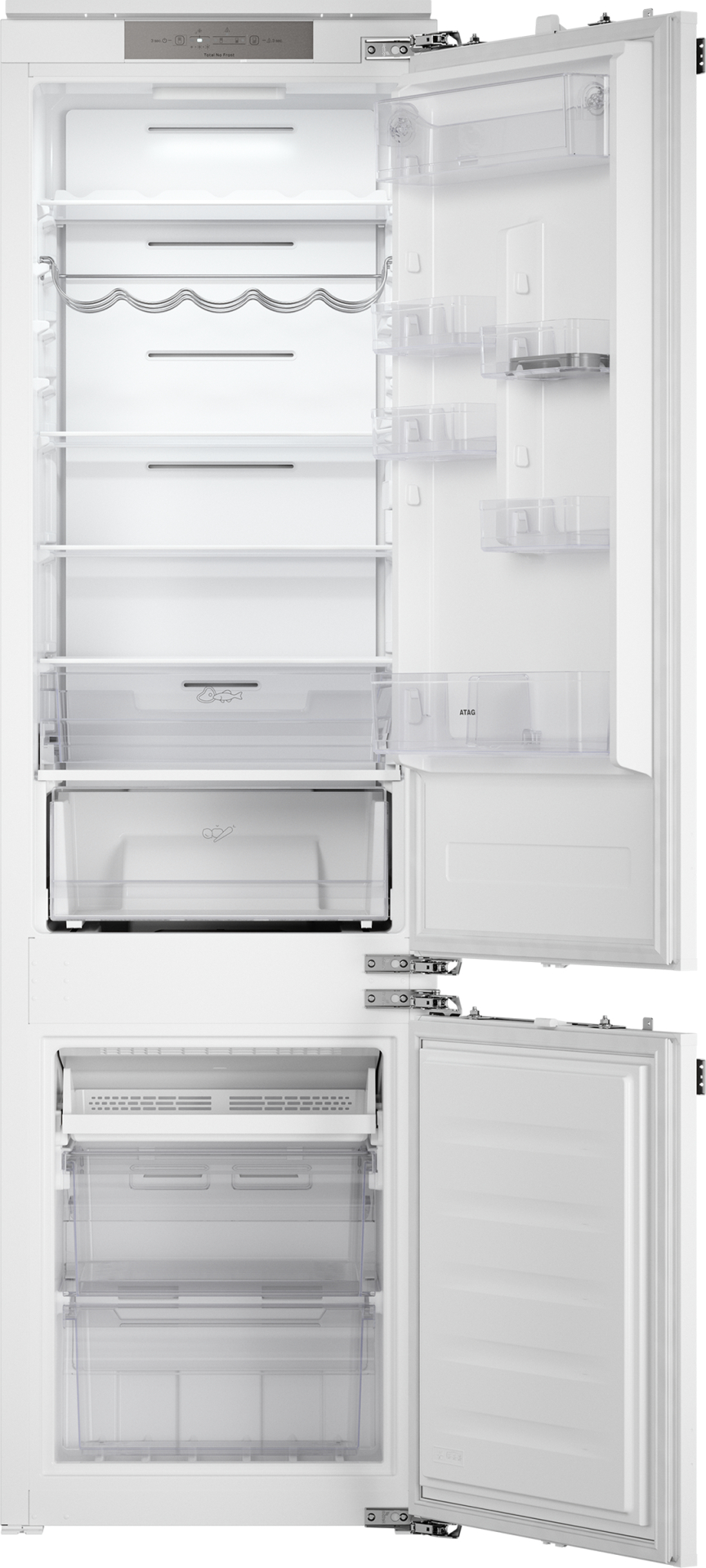 ATAG combiné réfrigérateur-congélateur - 194cm - KD67194DN
