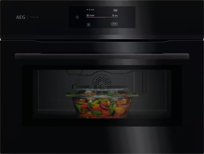 AEG 7000 four à micro-ondes avec grill - 45cm - CM7310B