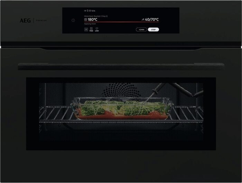 AEG 9000 four multifonction avec micro-ondes - 45cm - CM9600T