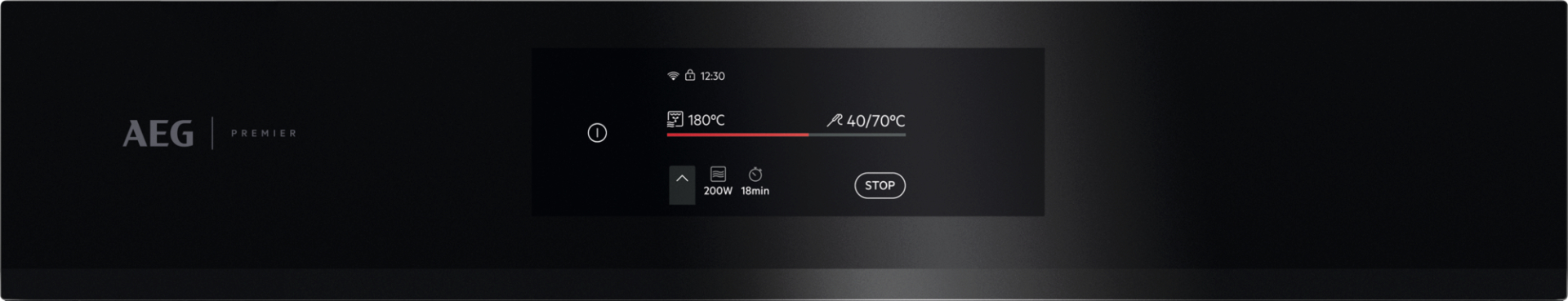 AEG 8000 four multifonction avec micro-ondes - 45cm - CM7600B