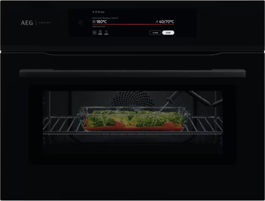 AEG 9000 four multifonction avec micro-ondes - 45cm - CM9600B
