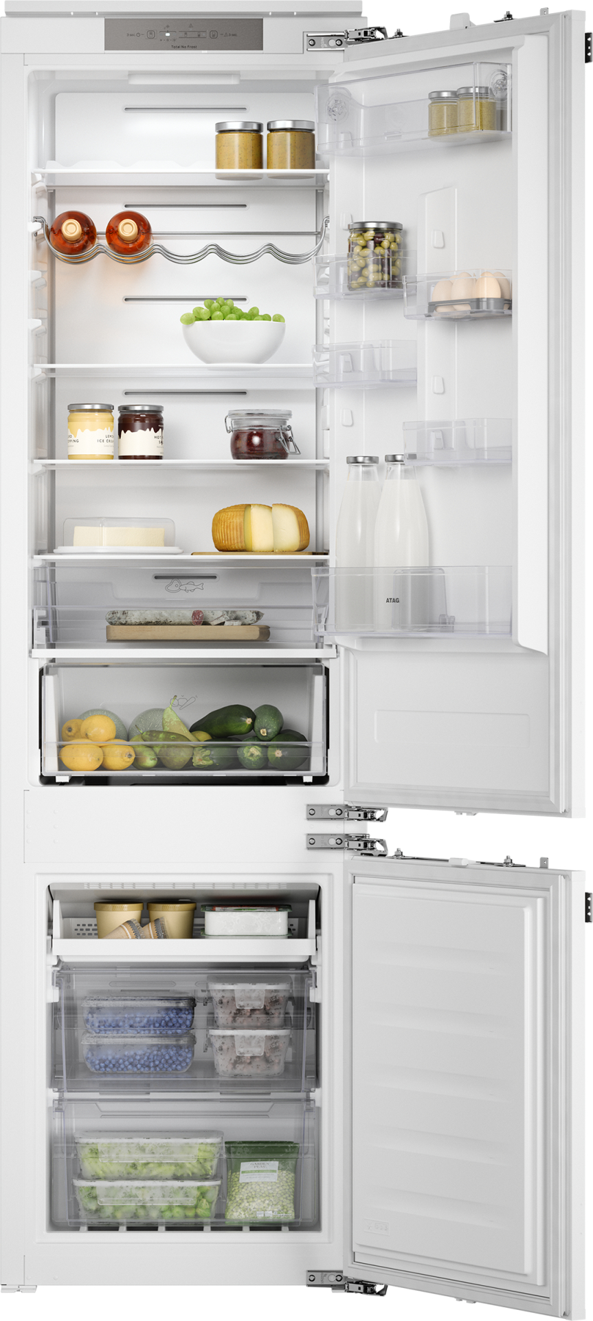 ATAG combiné réfrigérateur-congélateur - 194cm - KD67194DN