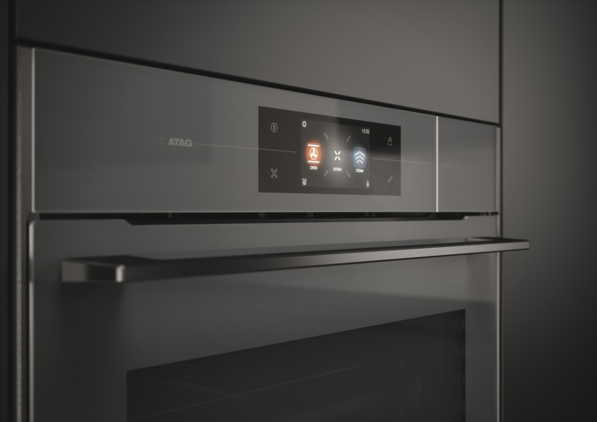 ATAG four multifonction met stoom - 60cm - CS6585M1C